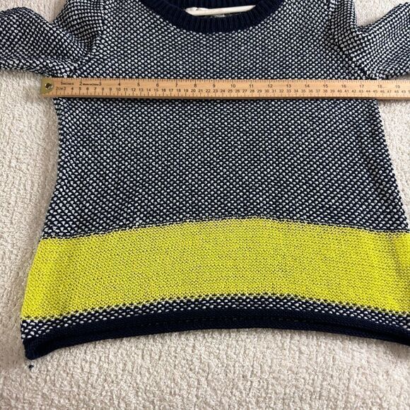 Ost sweater Womens size Small knitted colorblock pullover Cotton Nylon Blend - Picture 10 of 10